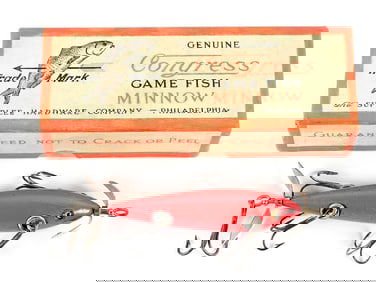 PFLUEGER / CONGRESS GAME FISH MINNOW IN SOLID RED