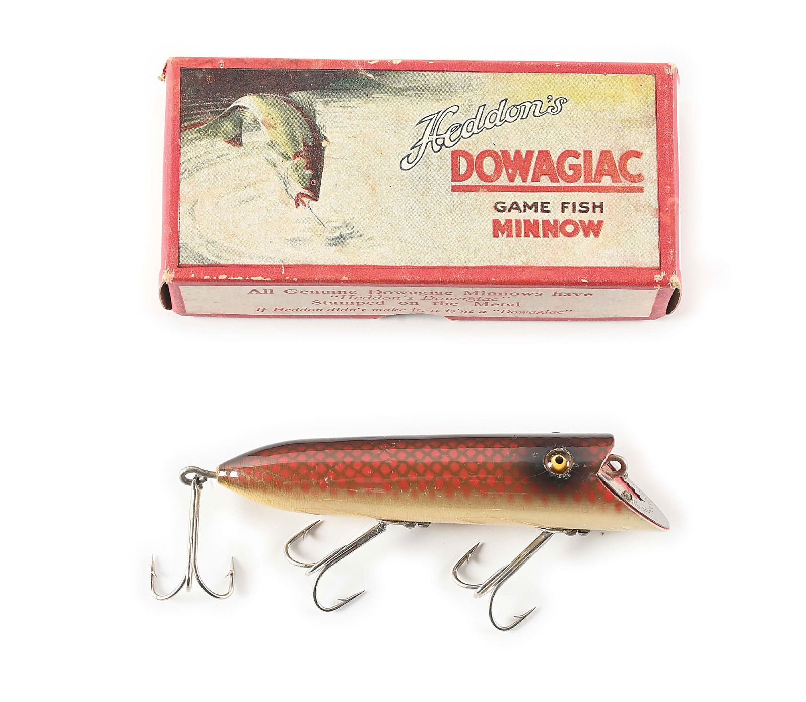 STUNNING HEDDON 8509H HEAD-ON BASSER IN RED SCALE (1 of 10)
