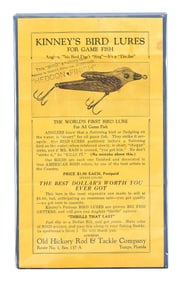 KINNEY’S BIRD LURES FOR GAME FISH ADVERTISING FLYER