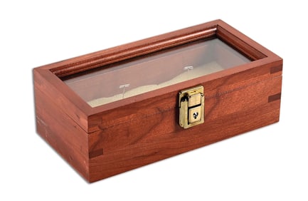 SMALL WOODEN DISPLAY CASE