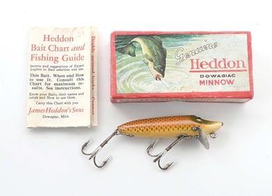 HEDDON 7409K BABY VAMP IN GOLDFISH SCALE IN BOX