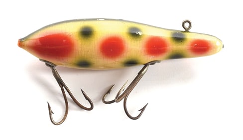 HEDDON DIAMOND SUBMARINE IN STRAWBERRY SPOT