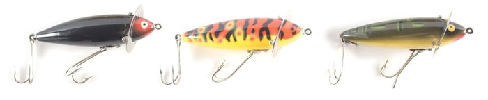 LOT OF 3: HEDDON 210 SURFACE SPOOK LURES