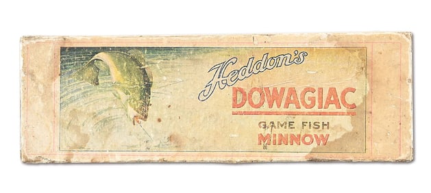 RARE HEDDON 1912-13 EXTENDED WHITE BORDER DOWNLEAPING BASS BOX