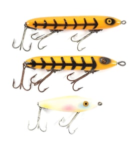 HEDDON TORPEDO AND LAGUNA RUNT LURES