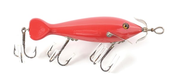 HEDDON 3004 SPINDIVER IN SOLID RED