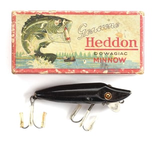 HEDDON 7409G BABY VAMP IN SOLID BLACK IN BOX
