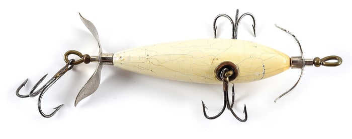 HEDDON 450 KILLER MINNOW IN WHITE