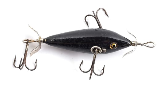 HEDDON 109G DOWAGIAC UNDERWATER MINNOW IN BLACK