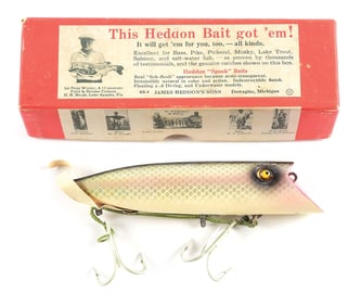 HEDDON 8569P KING BASSER IN SHINER SCALE IN CORRECT BOX