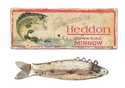 HEDDON 4 POINT FISH DECOY IN SHINER SCALE
