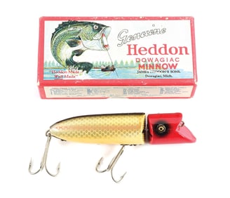HEDDON 8309PRH ZIG WAG IN RED HEAD SHINER SCALE IN BOX