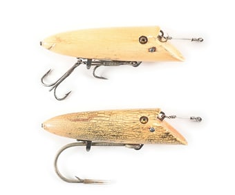 HEDDON 8510 AND 8520 DELUXE SALMON BASSERS IN LUMINOUS