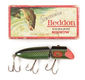 HEDDON 8309D ZIG WAG IN GREEN SCALE IN BOX