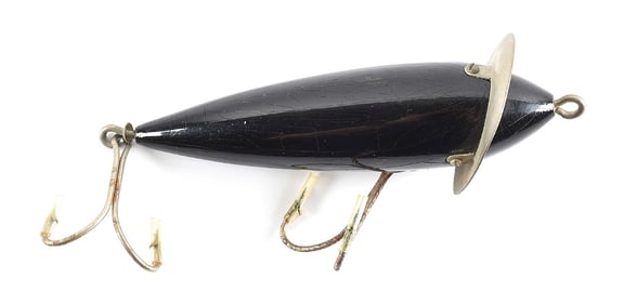 HEDDON 219G SURFACE DOWAGIAC IN SOLID BLACK