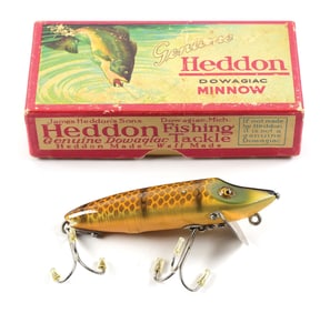 HEDDON 7409M BABY VAMP IN PIKE SCALE WITH BOX