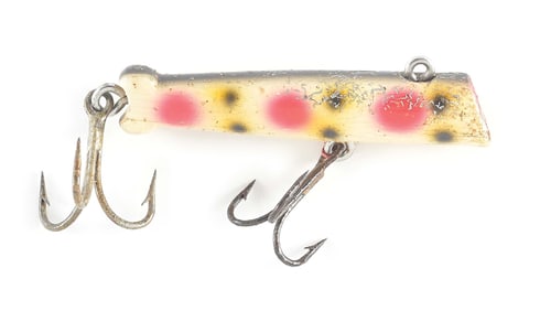 HEDDON DREWCO PIER BAIT IN STRAWBERRY SPOT