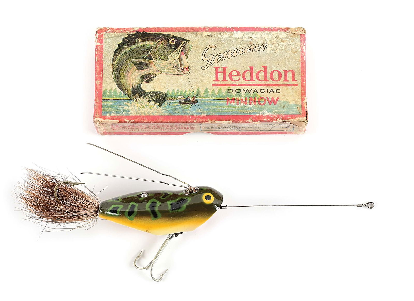 HEDDON 229BF WEEDLESS WIDOW IN FROG IN BOX (1 of 10)