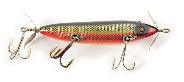 HEDDON 179N 3-HOOK S.O.S. IN DACE SCALE