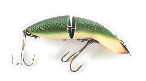 HEDDON 5409D BABY GAMEFISHER IN GREEN SCALE
