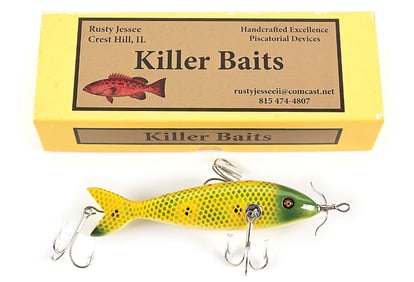 RUSTY JESSEE HEDDON SUCKER STYLE KILLER BAIT