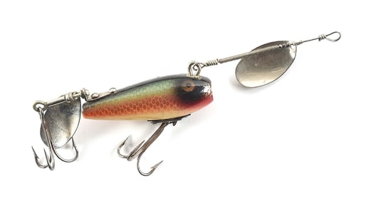 EXPERIMENTAL WOODEN HEDDON SUPER DOWAGIAC LURE