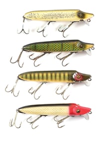 4 HEDDON 7500 VAMP LURES