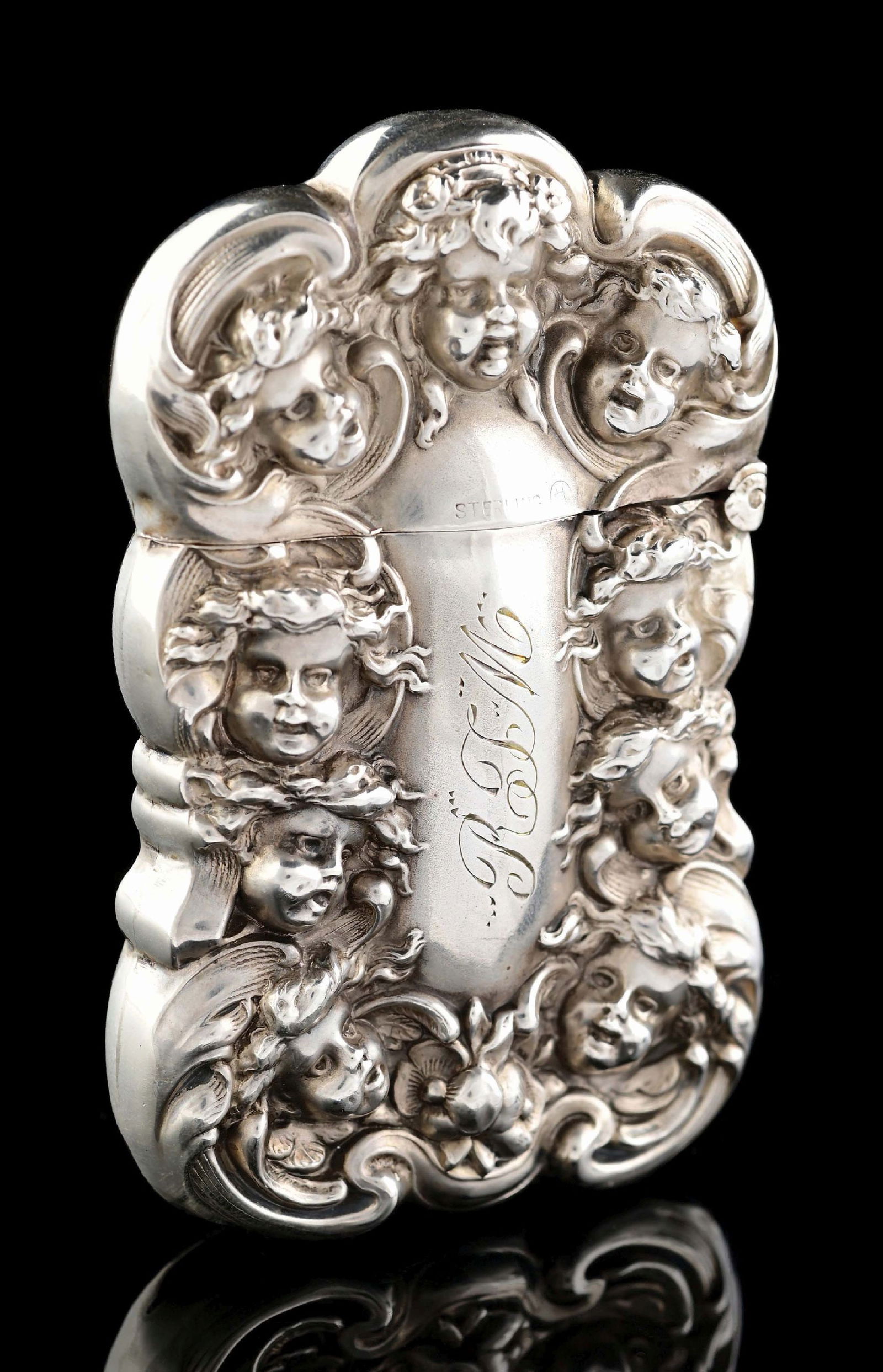 STERLING SILVER MATCH SAFE BY UNGER (1 of 6)