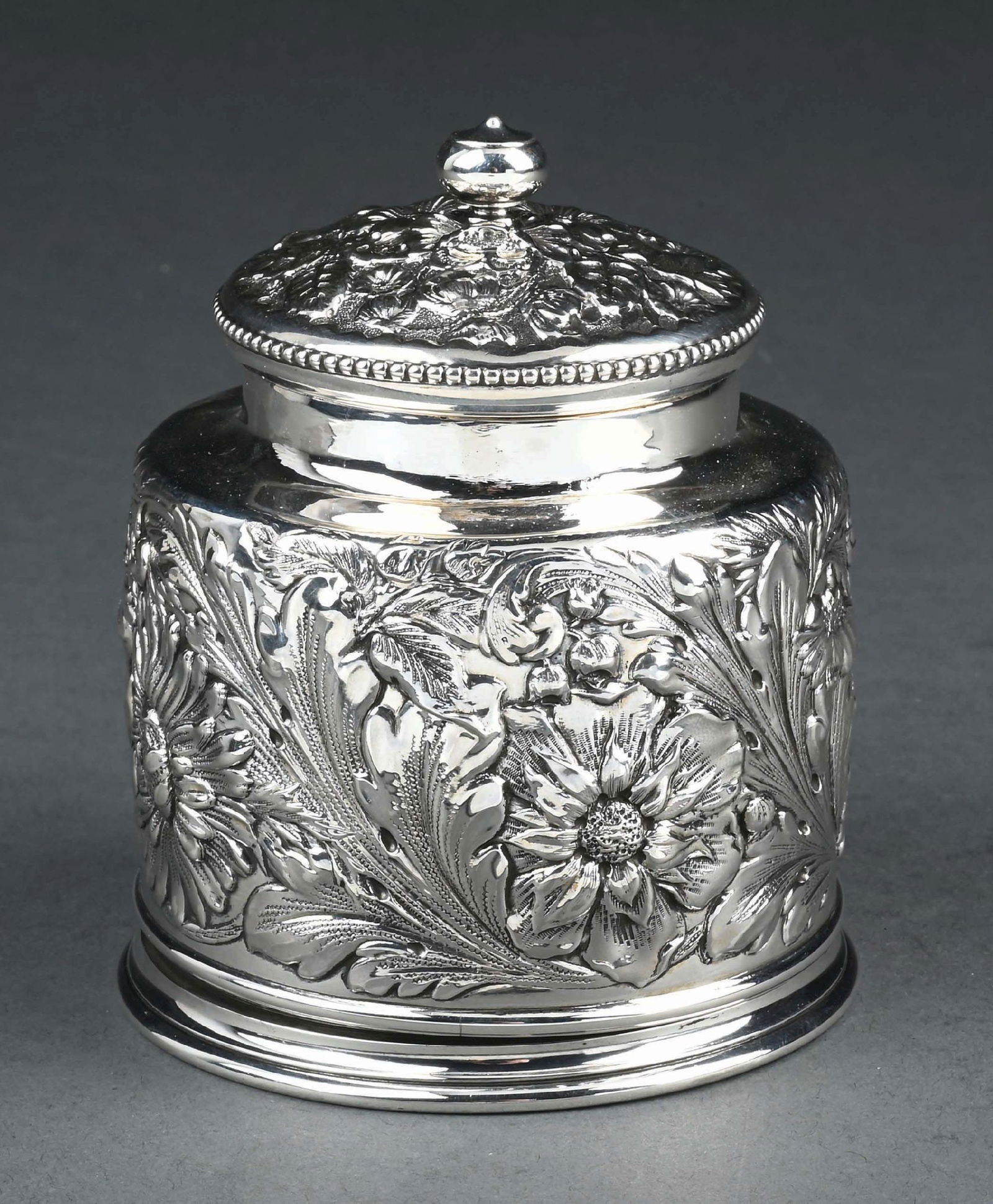 A GORHAM STERLING INKWELL (1 of 6)