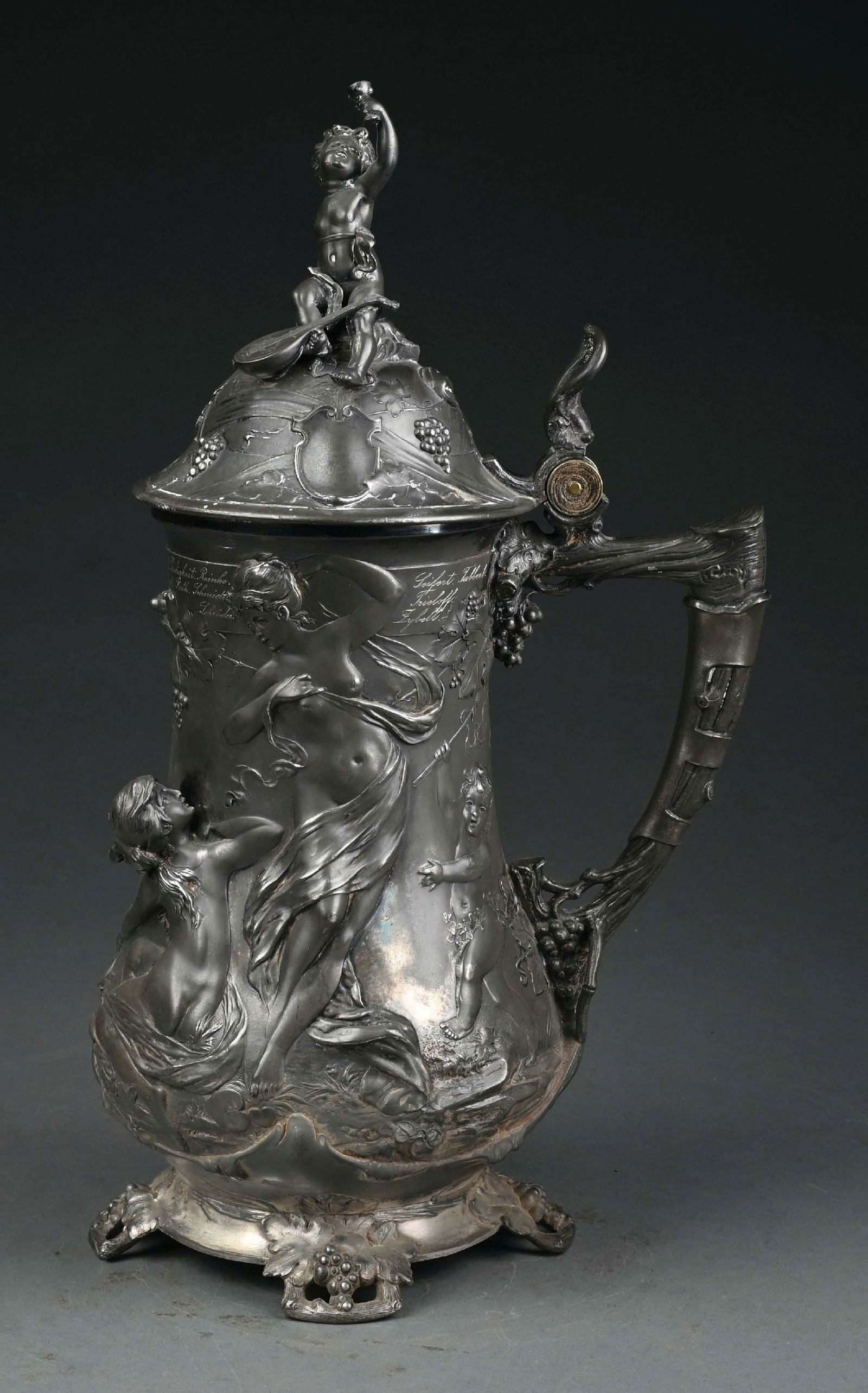 GERMAN ART NOUVEAU TANKARD (1 of 5)