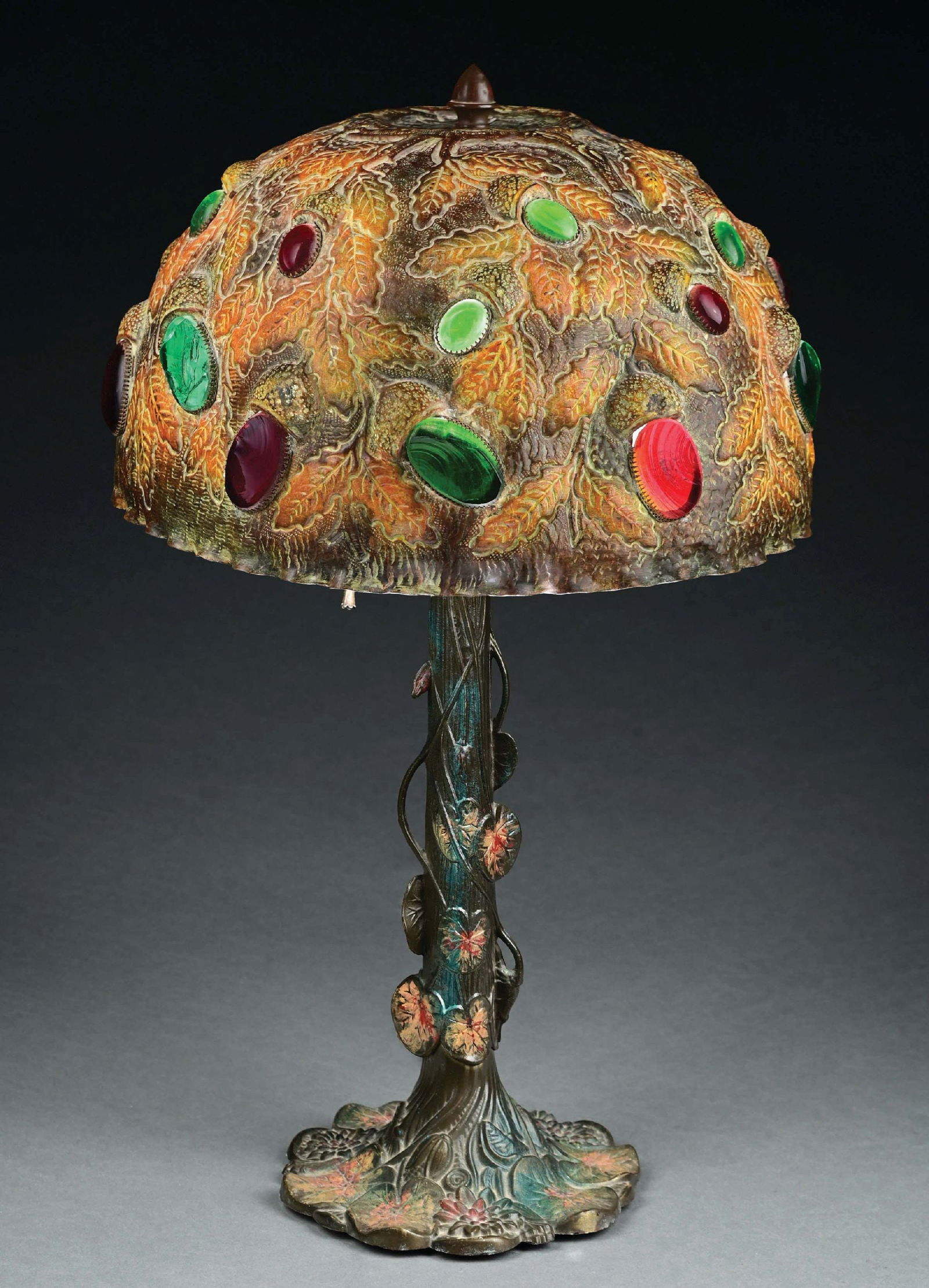 AUSTRIAN STYLE JEWELED TABLE LAMP (1 of 7)