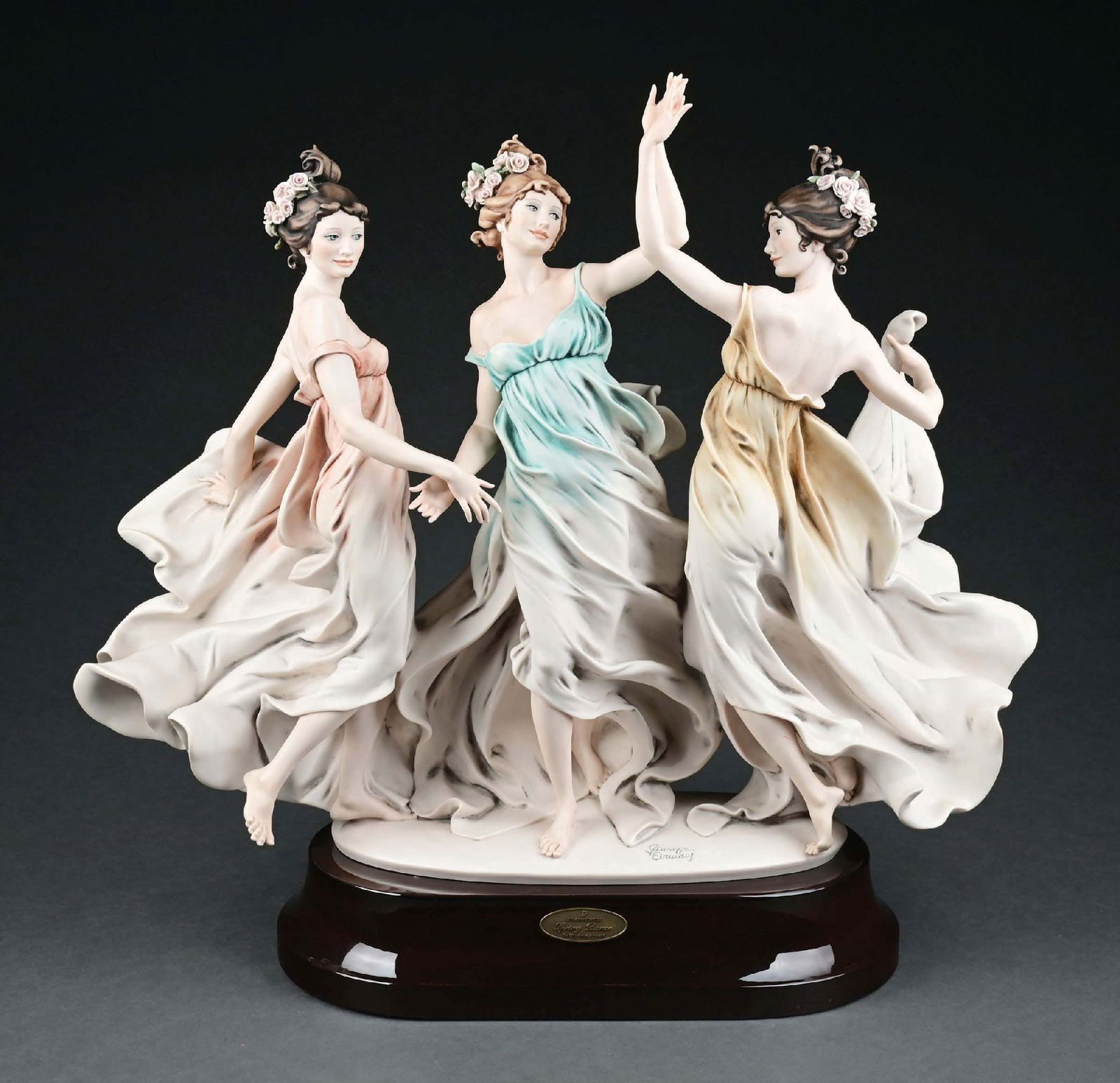 GIUSEPPE ARMANI FLORENCE SPRING DANCE PORCELAIN ALLEGORY SCULPTURE ©2003 LE 280/750 (1 of 7)