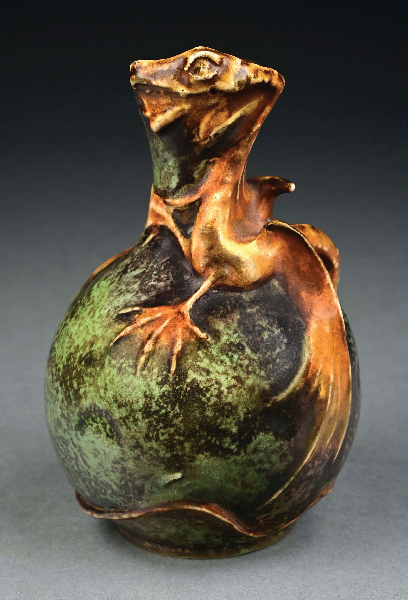 AMPHORA SMALL DRAGON VASE, C.1901 (1 of 6)