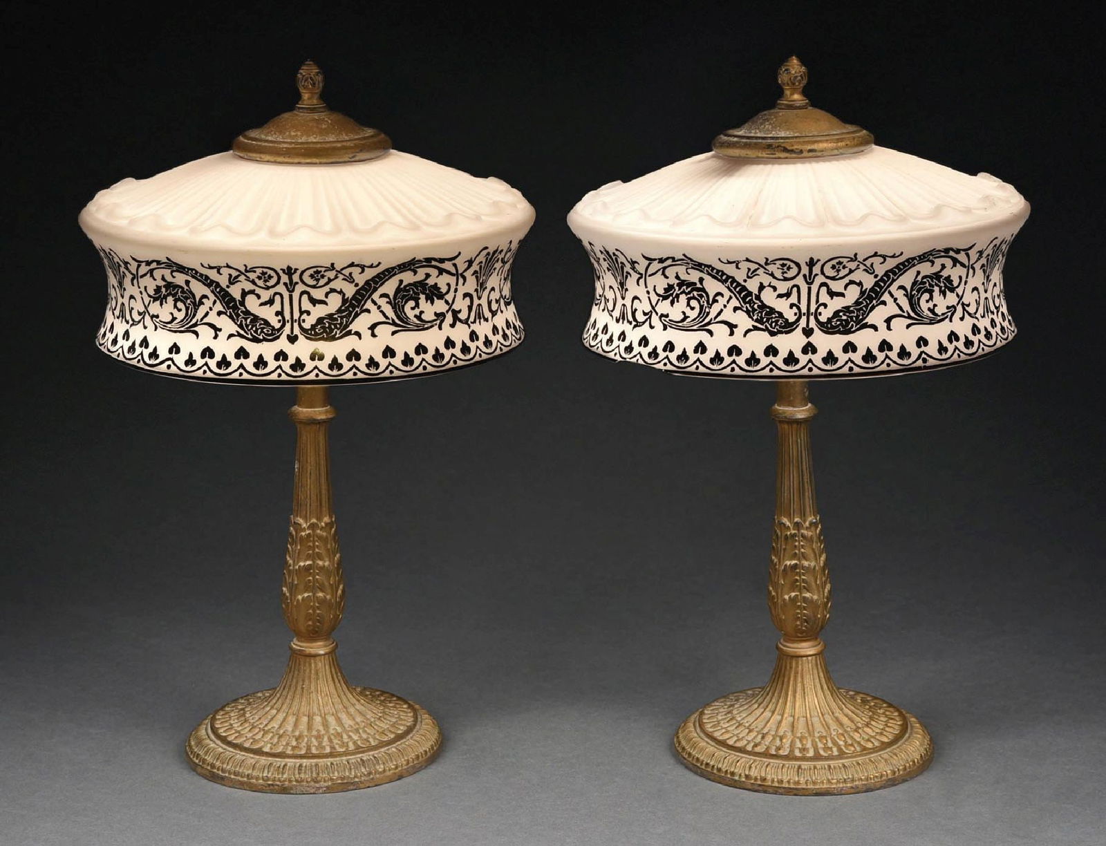 PAIR OF EARLY 20TH CENTURY JAPANESE STYLE TABLE LAMPS (1 of 6)