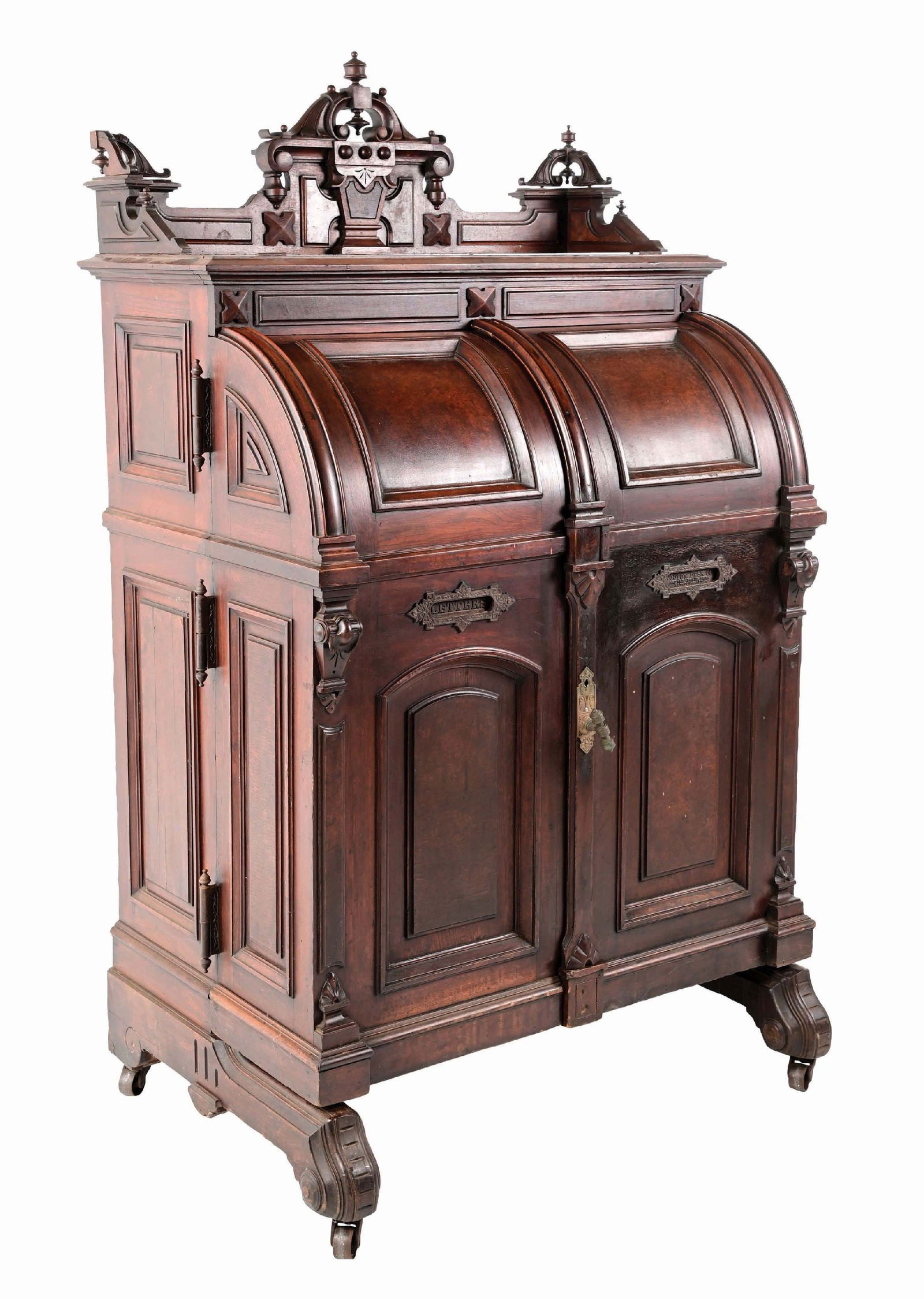 WOOTEN HIGH-GRADE WALNUT DESK (1 of 15)