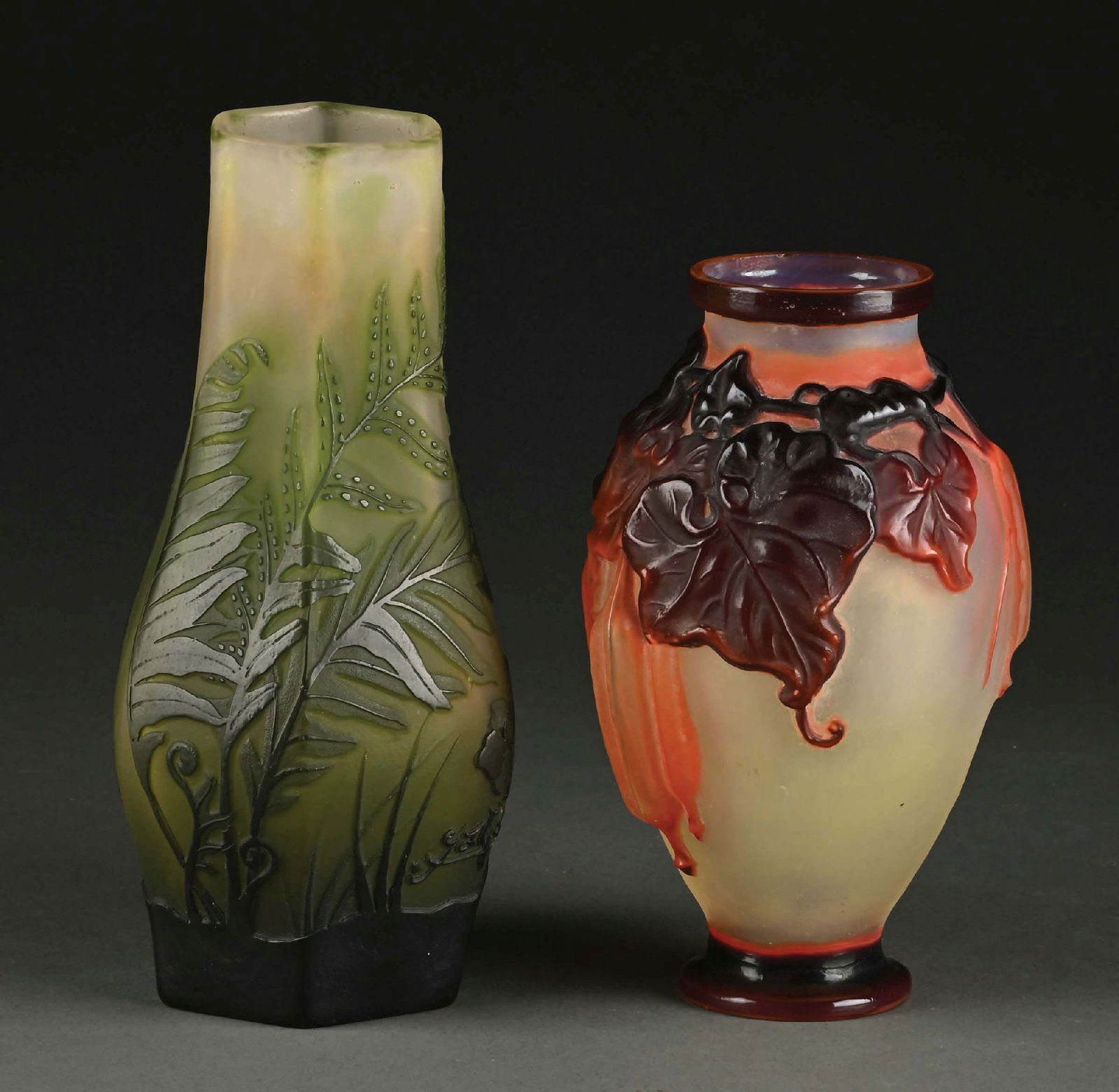 LOT OF 2: GALLE VASES (1 of 6)