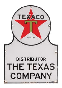 TEXACO KEYHOLE SIGN