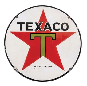 TEXACO PORCELAIN SIGN
