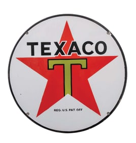 TEXACO PORCELAIN SIGN