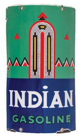 SMALL INDIAN GASOLINE CURVED PUMP PLATE