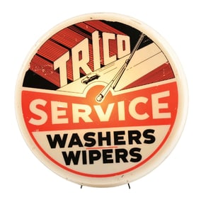 TRICO SERVICE WASHERS & WIPERS SERVICE STATION LIGHT UP SIGN.