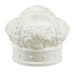 WHITE CROWN GASOLINE ONE PIECE CAST GLOBE.