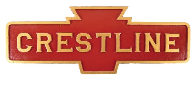 PRR STATION APPROACH SIGN.