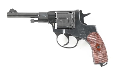 (C) TULA MANUFACTURED 1895 NAGANT DOUBLE ACTION REVOLVER.