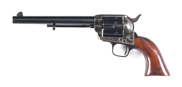 (M) NAVY ARMS UBERTI SINGLE ACTION ARMY CAVALRY REVOLVER IN .45 COLT.