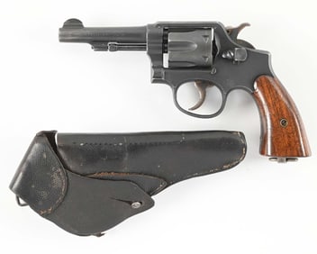 (C) UNIT MARKED SMITH & WESSON VICTORY MODEL DOUBLE ACTION REVOLVER