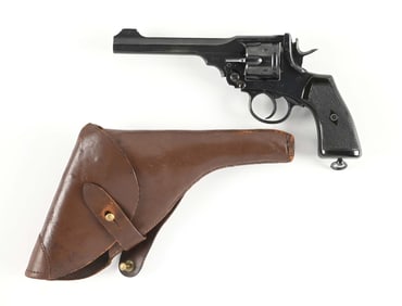 (C) WEBLEY MARK VI DOUBLE ACTION .455 REVOLVER (1916)