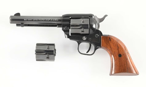 (C) COLT FRONTIER SCOUT SINGLE ACTION .22 MAGNUM REVOLVER.