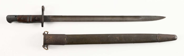 1917 WINCHESTER BAYONET WITH SCABBARD.