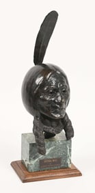 SITTING BULL BY CLARENCE FREDERICK RUNTSCH.